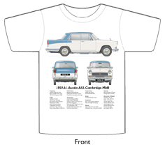 Austin A55 Cambridge MKII 1959-61 T-shirt Front